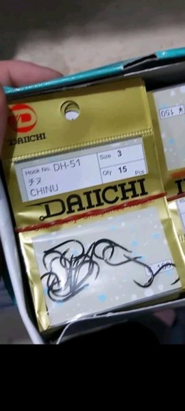 mata kail mata pancing daichi dh 51 type chinu flat tanpa lobang K21A