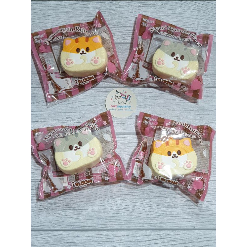 Squishy ibloom nyan nyan rollcake mike pan