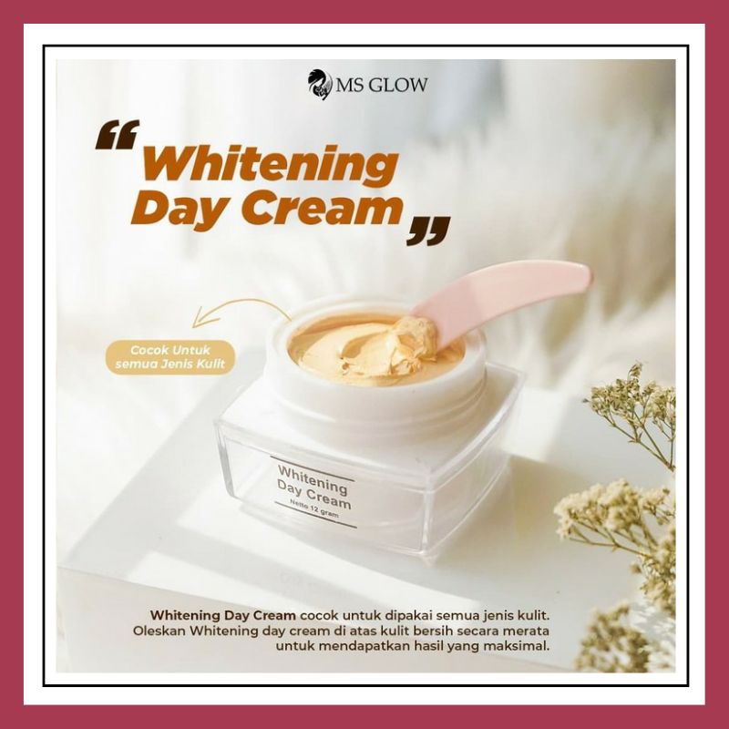 Jual MS GLOW WHITENING DAY CREAM (krim pagi) | Shopee Indonesia