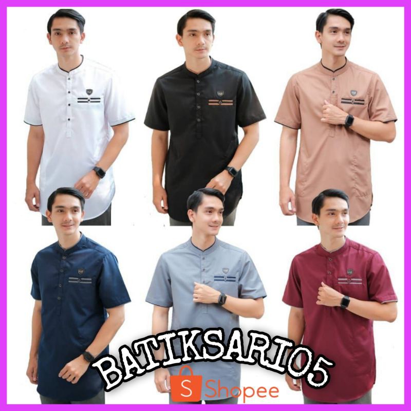 Promo Ramadhan Big Sale Koko Lengan Pendek Kurta Pakistan Koko Syubbanul Koko Terviral Toyobo M L XL