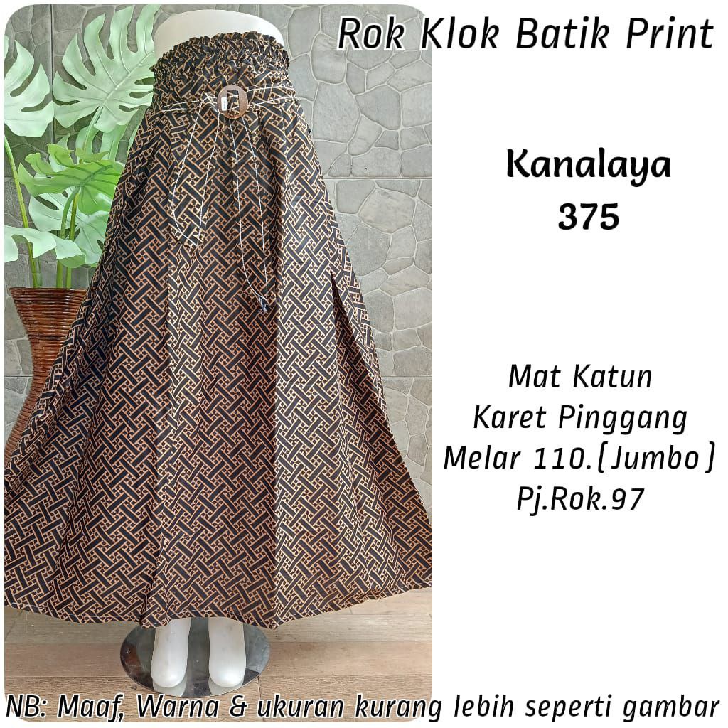 (Dijamin RealPict) Rok Batik original Pekalongan garansi harga termurah Rok Klok Modern By BellaQ-2