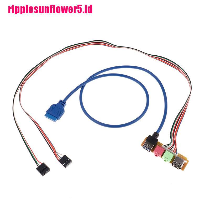 70cm Kabel panel Depan USB 2.0 + 3.0 Untuk PC Komputer