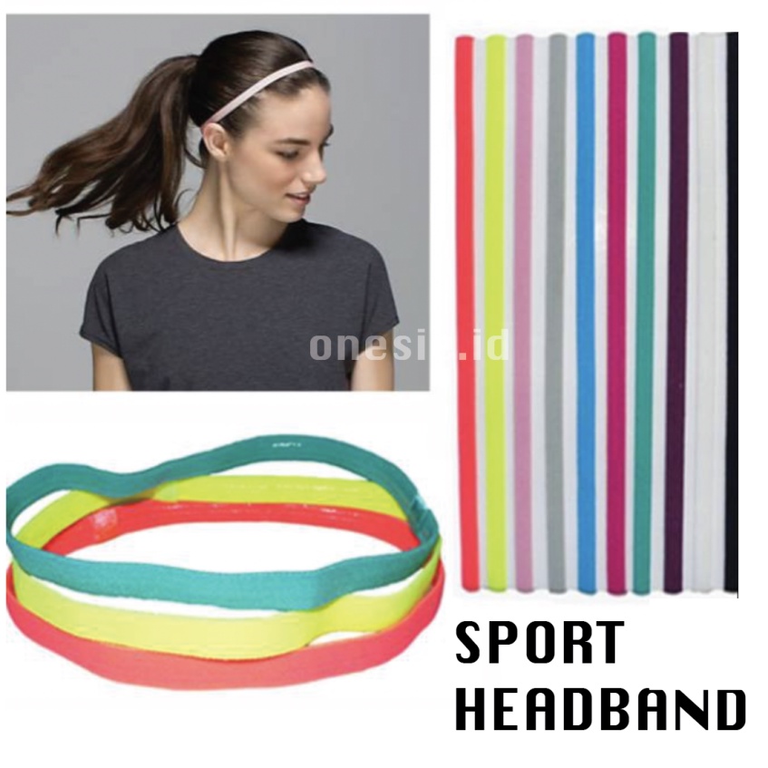 Mini Hairband Sport Headband / Ikat Kepala Olahraga