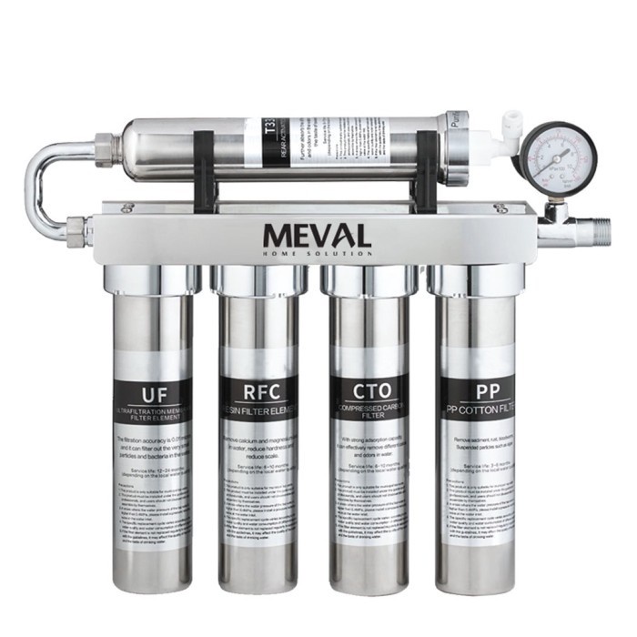 MEVAL Filter Air Water Purifier Ultra Filtration UltraPure (570gpd)