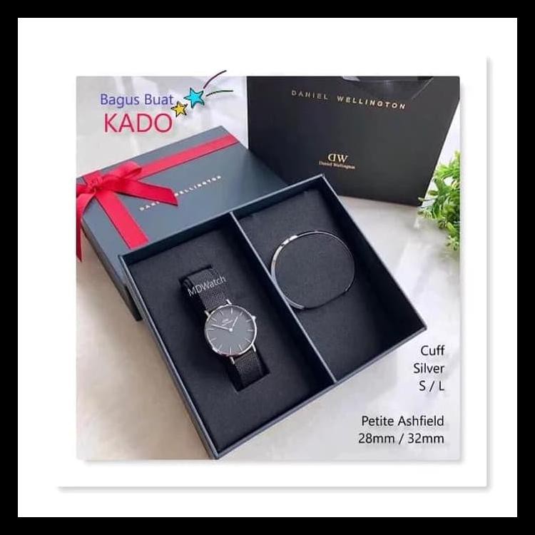 PRODUK PREMIUM . DANIEL WELINGTON 1 SET. DW MELROSE. JAM TANGAN WANITA