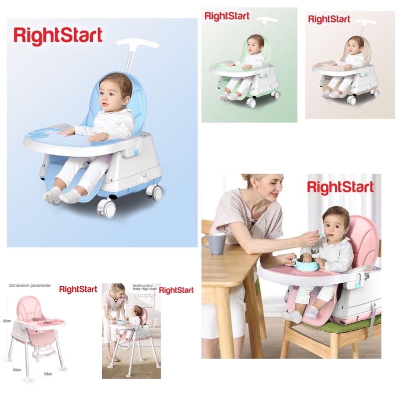 Right Start Highchair 4-in-1 kursi makan anak