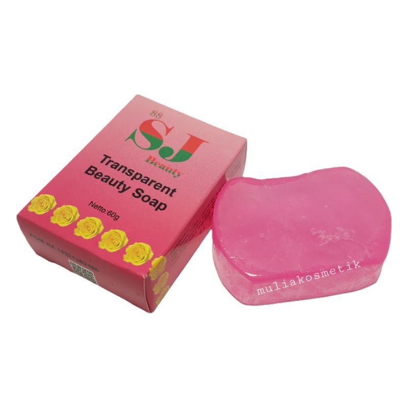SABUN SJ BEAUTY TRASNPARENT SOAP BPOM 60gr
