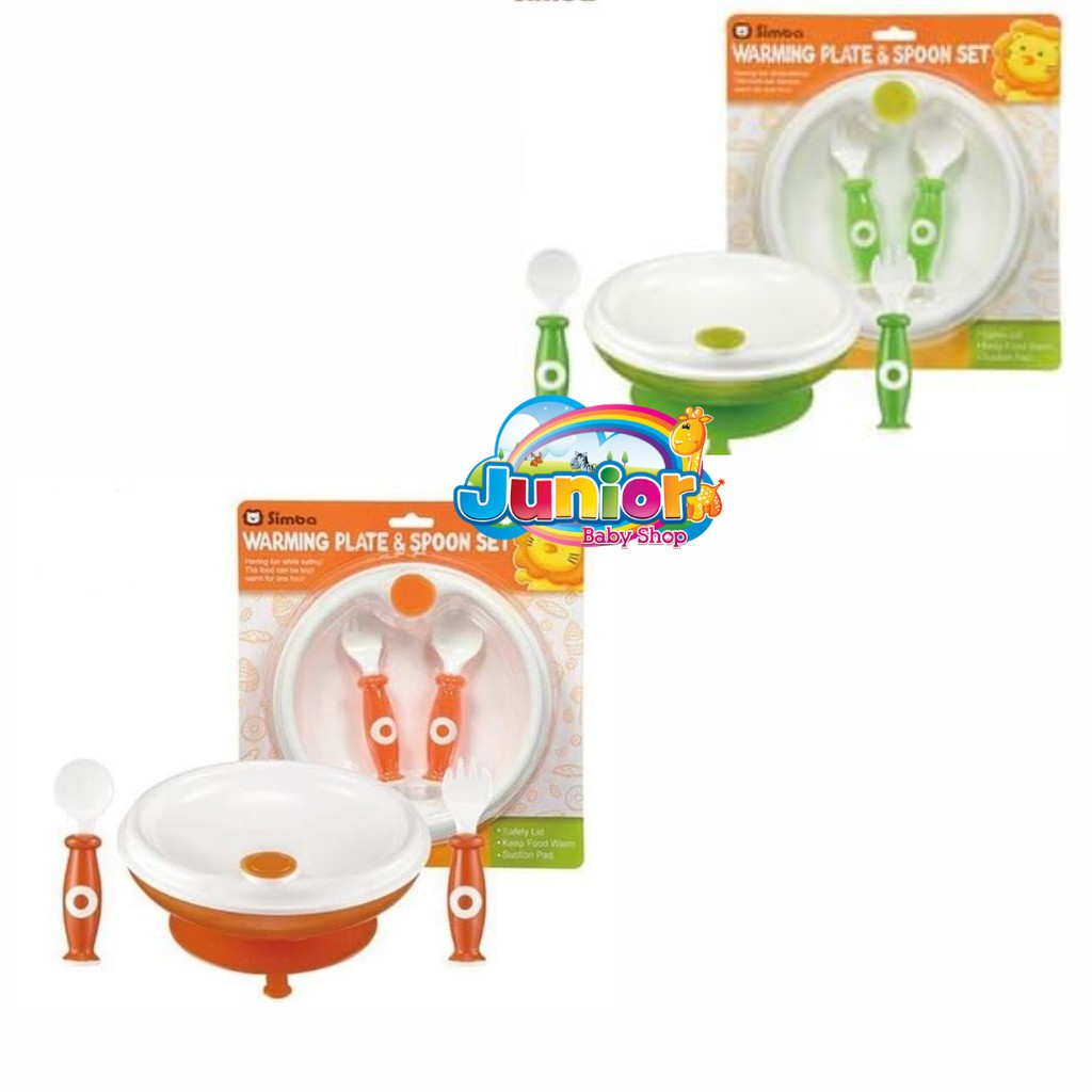 SIMBA Weaning Plate With Spoon/Fork