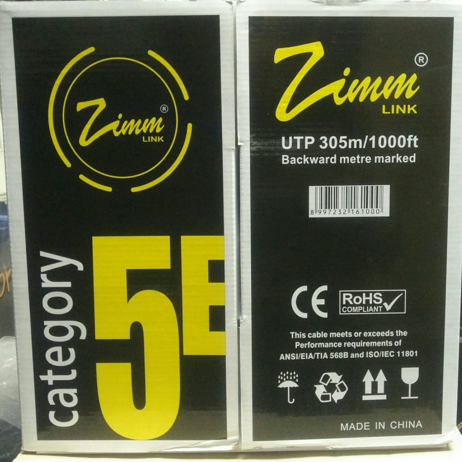 Kabel UTP Cat5e Siap pakai panjang 30 meter