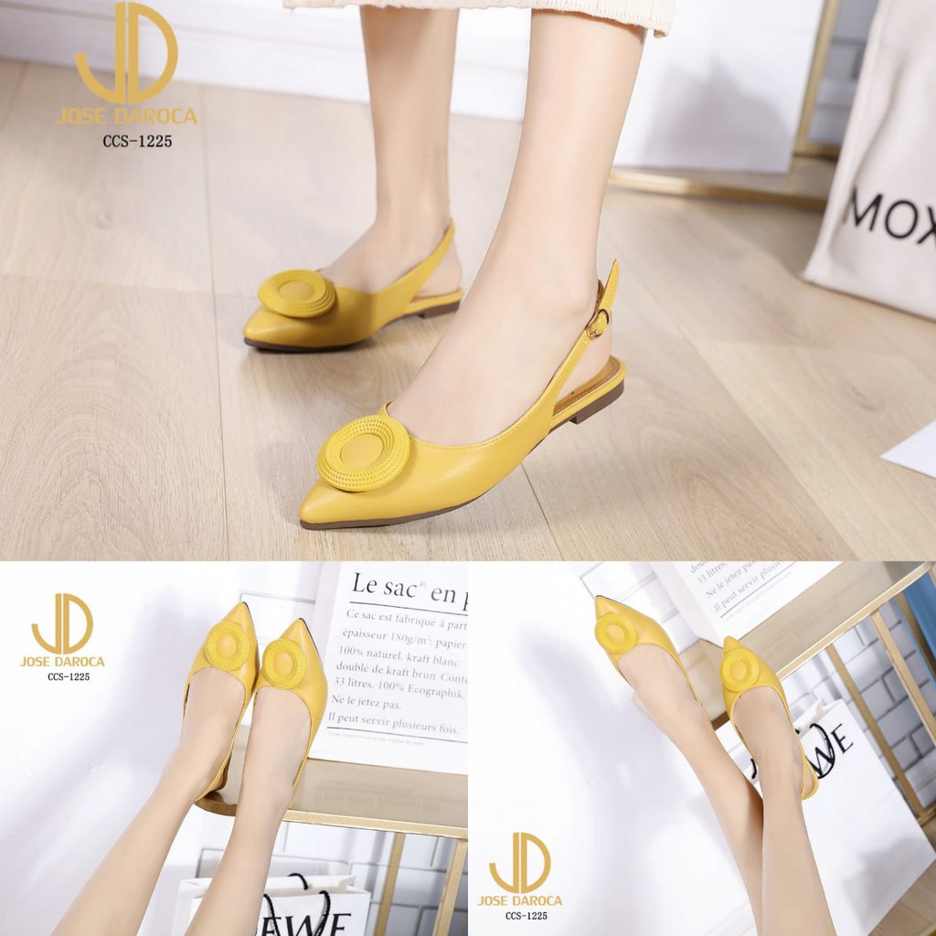 JOSE DAROCA Sepatu Slingback Flat Shoes # CCS-1225 # ORIGINAL