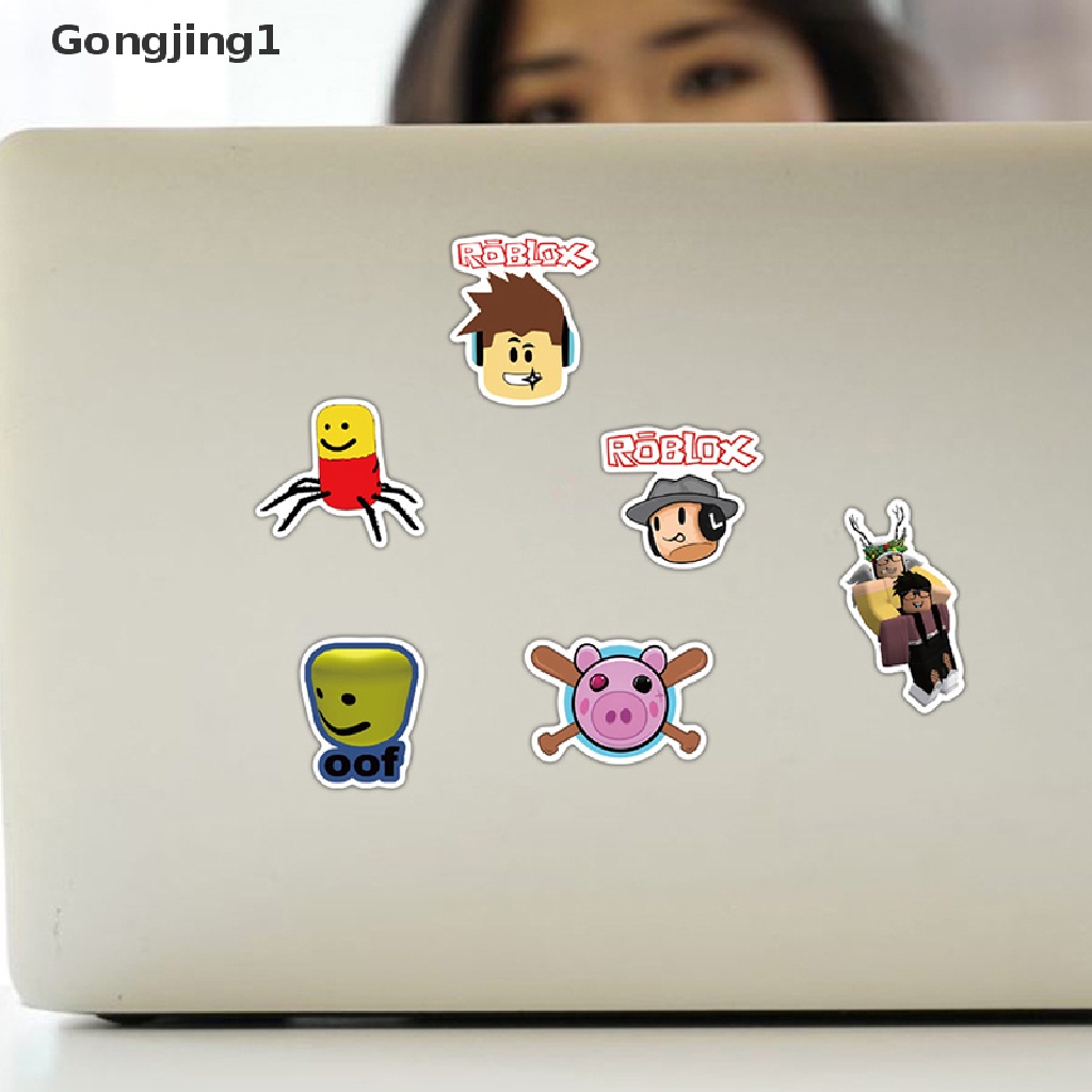 Gongjing1 100Pcs / set Stiker Motif Anime Roblox Anti Air Untuk Dekorasi Koper / Notebook