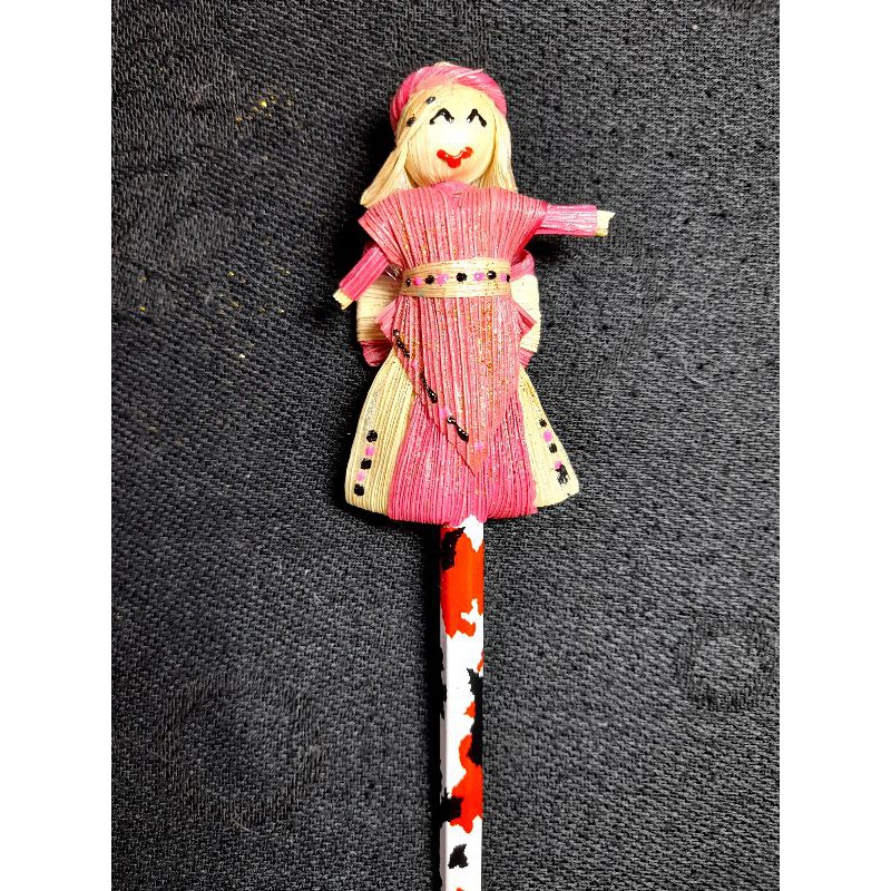 

pensil sekolah karakter boneka kerajinan tangan