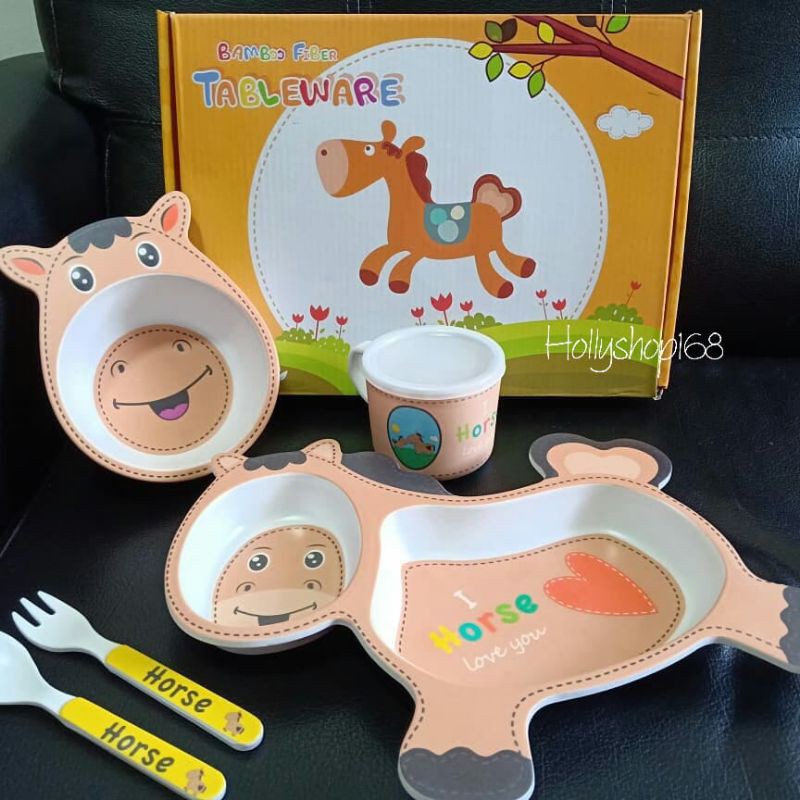 set makan anak 3D/set piring anak