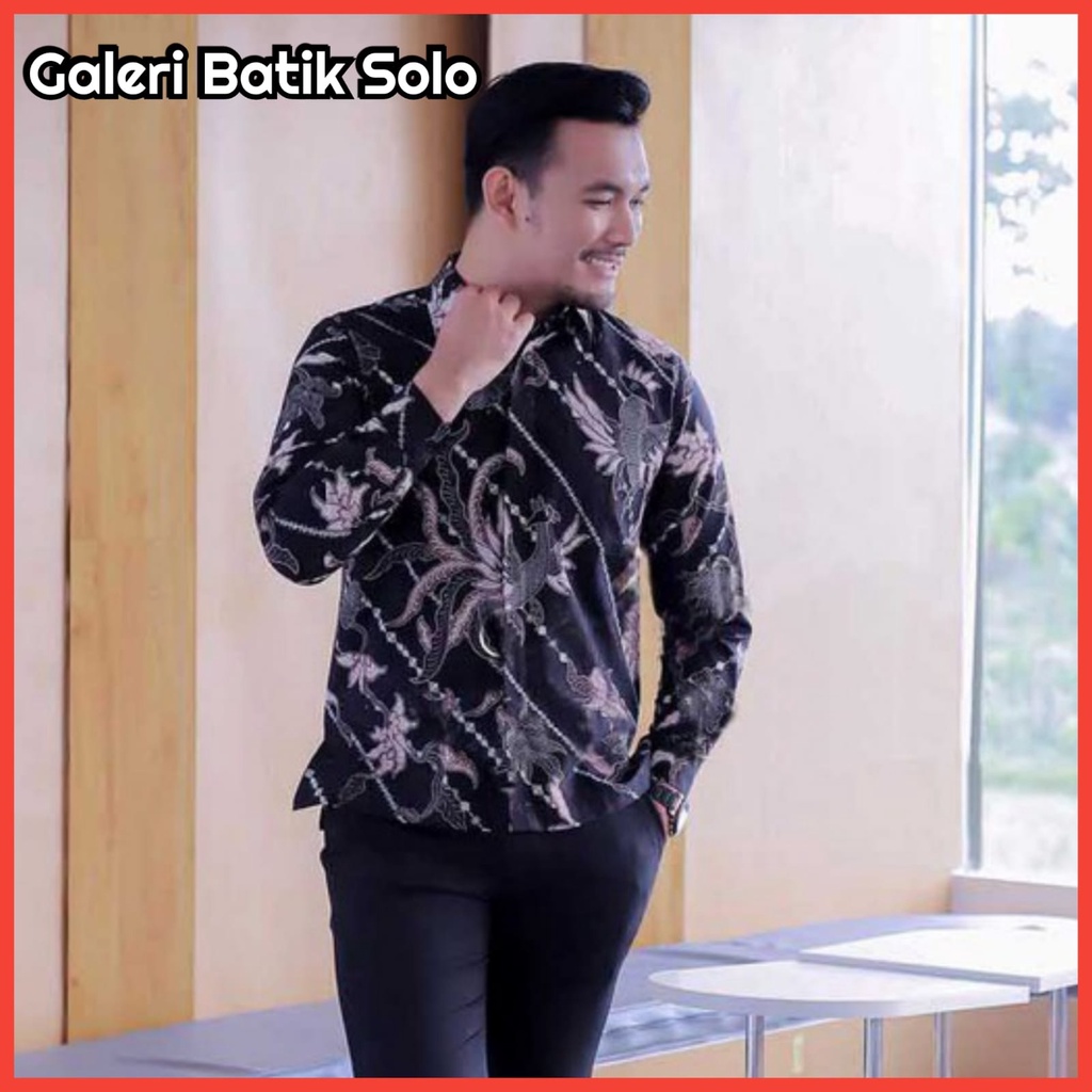 [ BAYAR DITEMPAT ] NEW ARRIVAL KEMEJA BATIK LENGAN PANJANG PREMIUM /BAJU PRIA MODERN TERMURAH