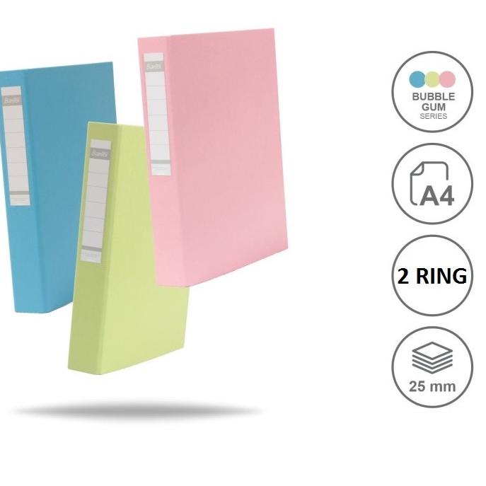 

Kekinian Bantex Binder A4 2 Ring Warna Pastel