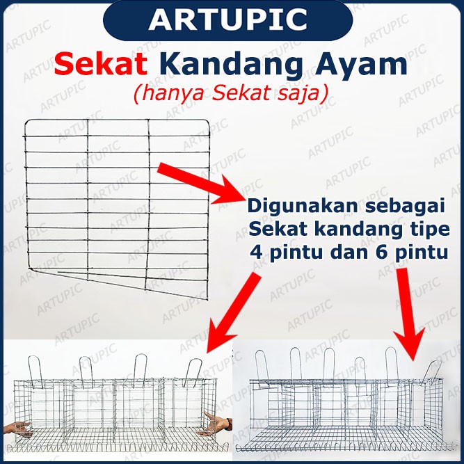 SEKAT Kandang Ayam Petelur Galvanise SKAT Kandang Ayam Artupic