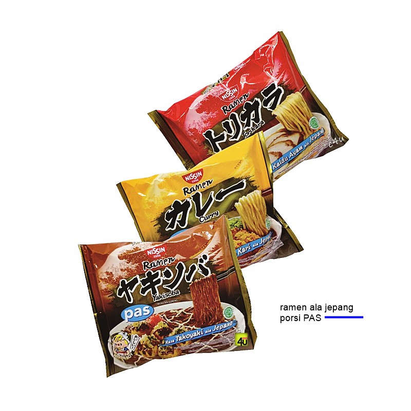 

Nissin Ramen Instan ala Jepang PORSI PAS - Kemasan Kecil