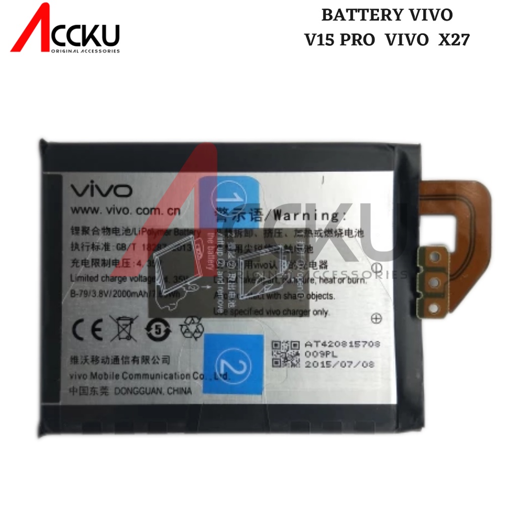 BATTERY VIVO Y29  BATERAI VIVO Y29L BATTERY VIVO B-79 ORI