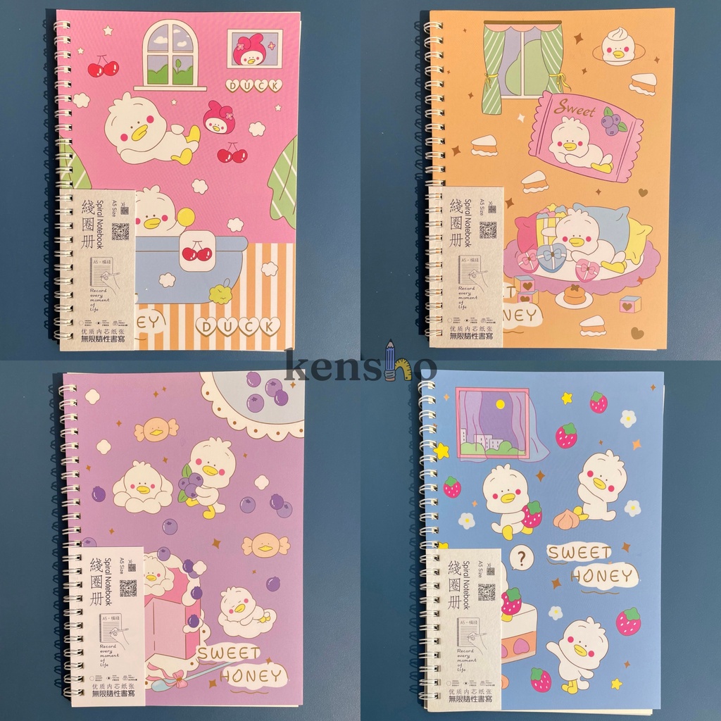 KENSHO Notebook Buku Book Spiral A5-45 / Catatan / Lucu