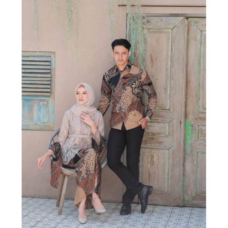 KEBAYA BROKAT COUPLE / KEBAYA BRUKAT PASANGAN / BAJU TUNANGAN / BAJU KONDANGAN / AKITA.ID / MODREN