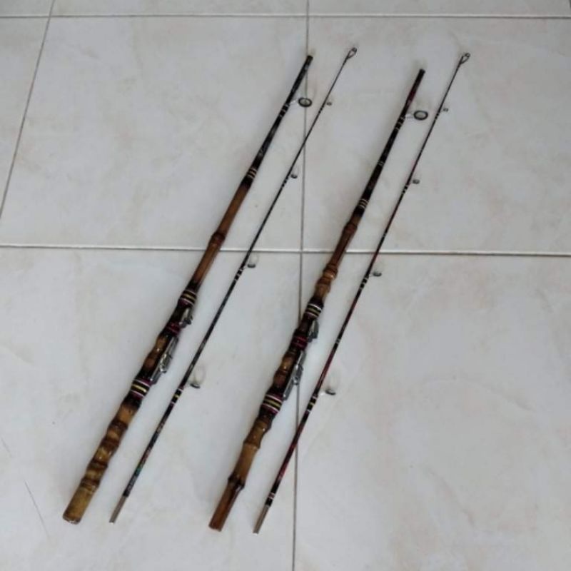 Joran Bambu Cendani Airbrush #alatpancing #joranpancing #fishingtackle