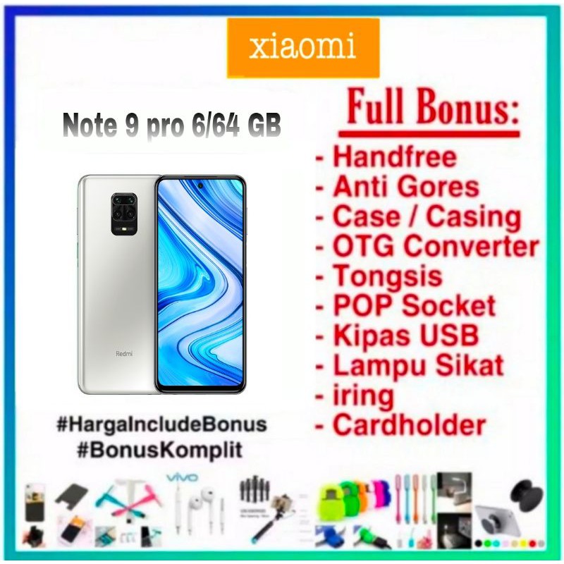 xiomi note 9 pro 6/64