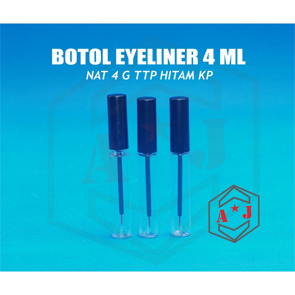 Botol Eyeliner 4 Ml Bening/Botol Eyeliner Kosong/Botol Kosmetik/Yk