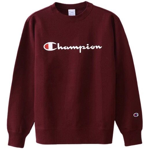 CREWNECK CHAMPION SCRIPT MAROON UNISEX