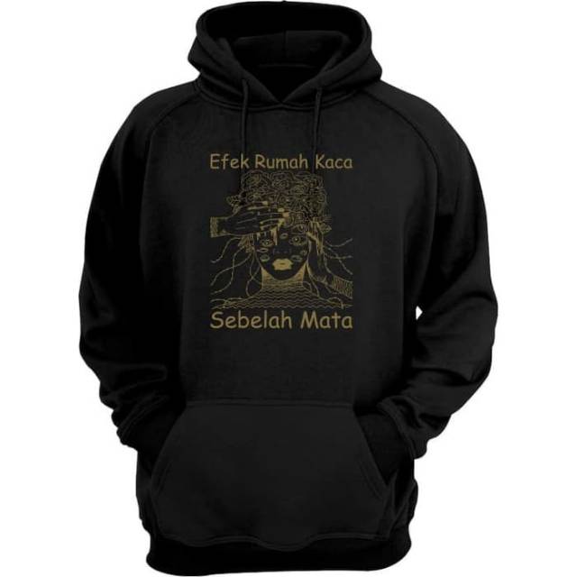 Jaket hoodie EFEK RUMAH KACA BAND SEBELAH MATA