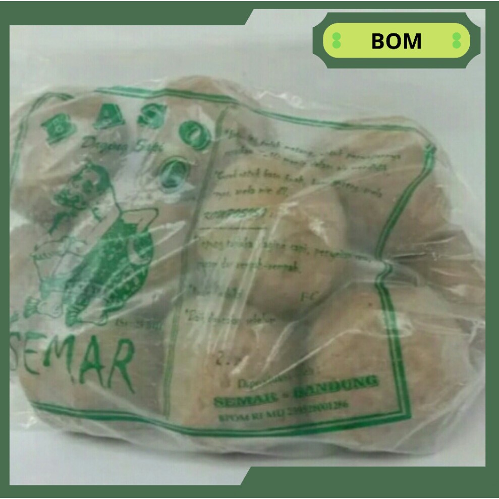 

BAKSO SEMAR BOM 5 CM 900 GRAM 10 PCS ENAK MANTAP