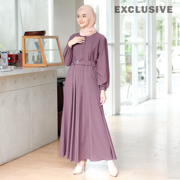 Gamis Slim Fit Premium Dress Polos