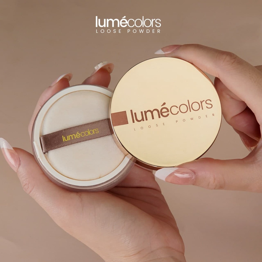 Lumecolors Bali ~ Bedak Tabur Loose Powder 4 Warna Light Light Neutral Medium Neutral Golden Tan