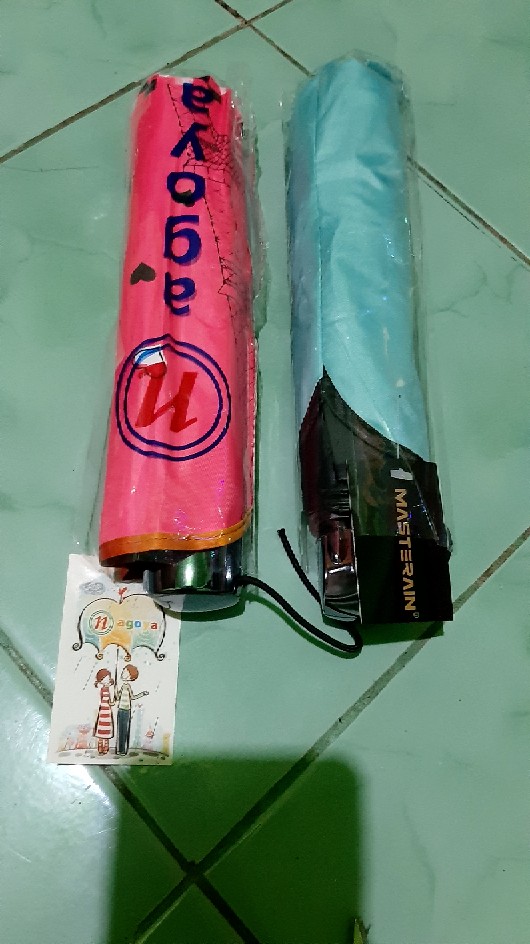Payung Lipat 3 Paris Balon Cantik Murah Nagoya