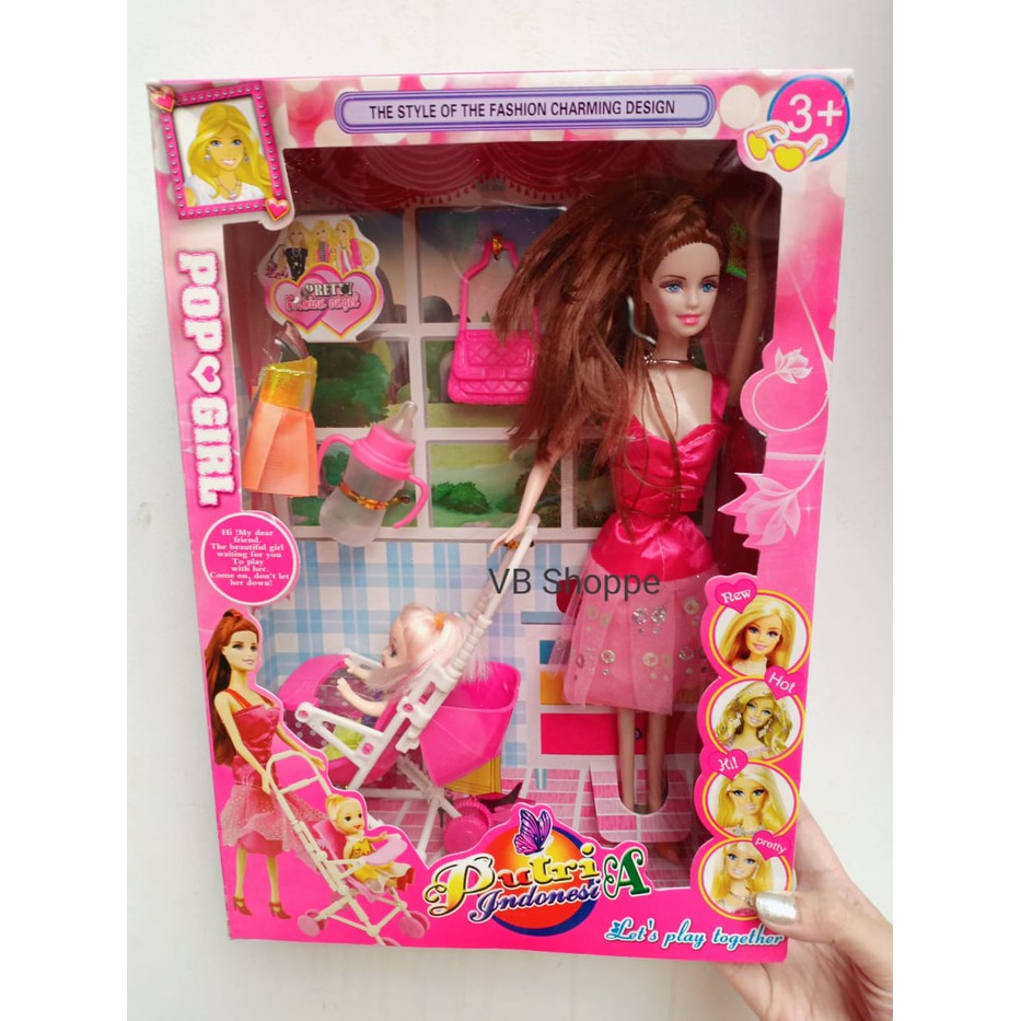 Mainan Hair Dream Girl Salon Rambut Barbie Shopee Indonesia