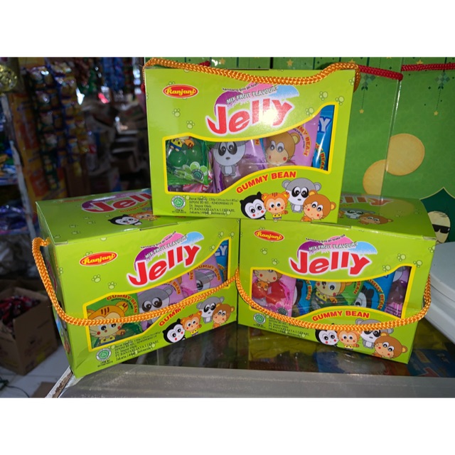 RANJANI jelly gummy bean YOUKA  box isi 30 sachet