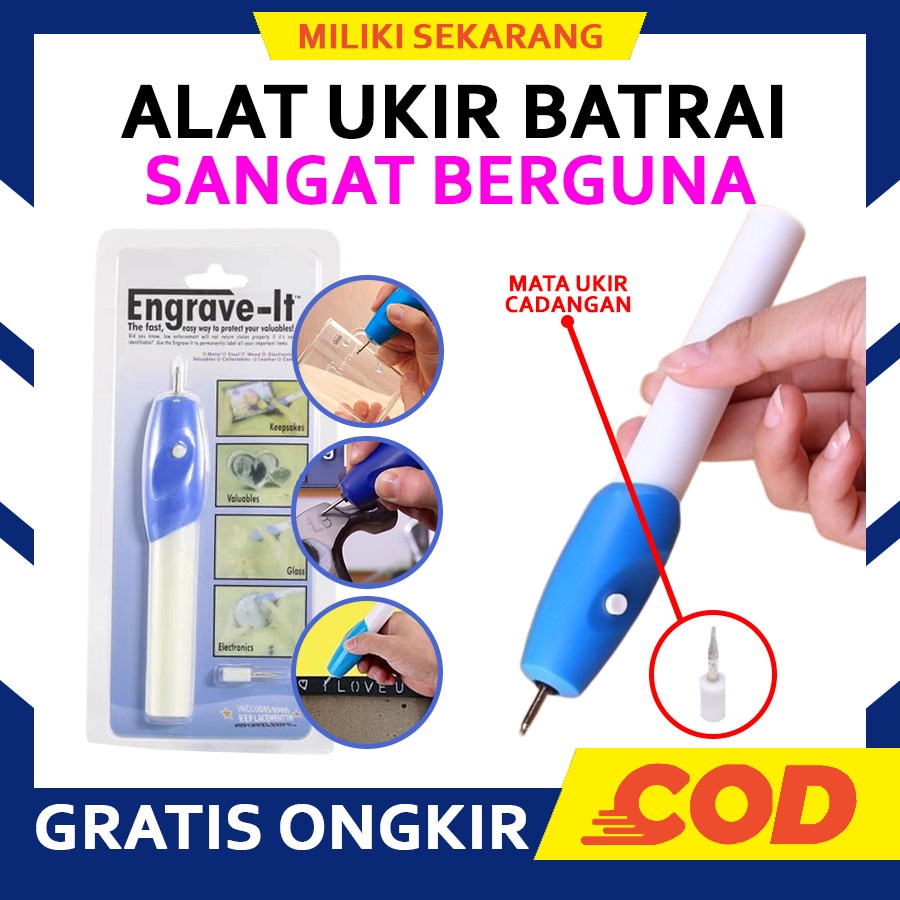 

Alat Ukir - Pena Ukir - Alat Ukir Serbaguna Terdapat 2 Mata Ukir Tajam 【ORIGINAL】