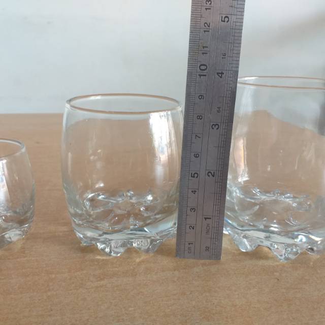 Gelas Kaca Mojito / 6 pcs Gelas HG Medium 200ML / Gelas Lilin Minyak / Souvenir