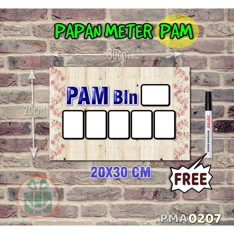 

SBC Papan Meter Listrik PLN PAM motif Unik - Shabby 07