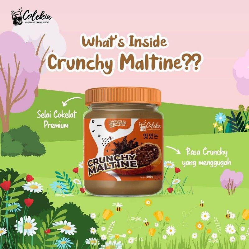 

Selai Rasa Coklat dengan Malt yang crunchy