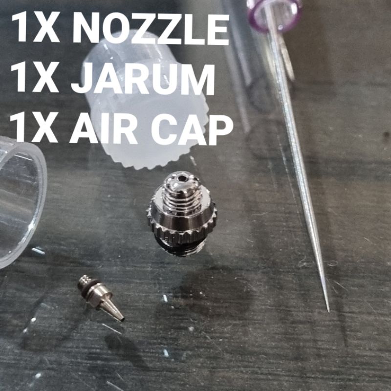 Nozzle Jarum dan Air Cap untuk Airbrush