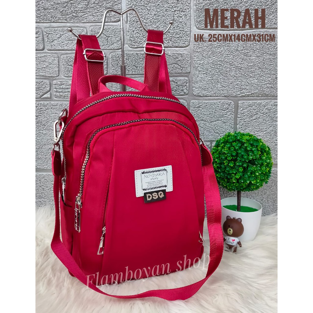 BARU!!!RANSEL FASHION WANITA IMPORT 2IN1 DSQI