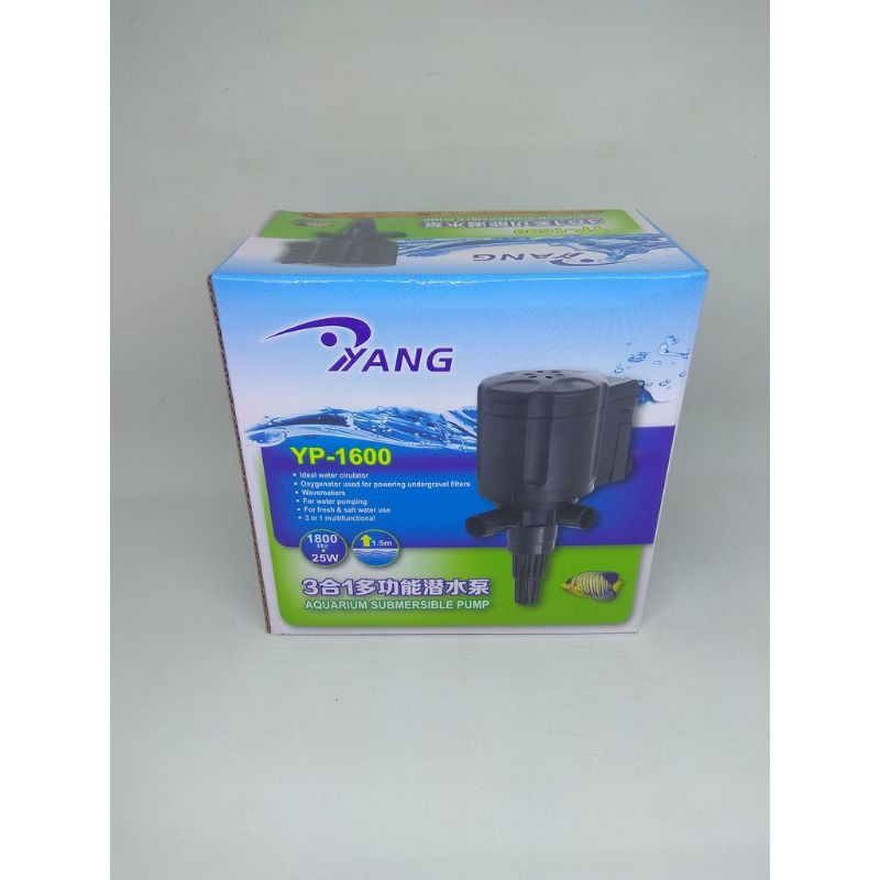 YANG YP-1600 POMPA CELUP IKAN HIAS AQUARIUM AQUASCAPE murah