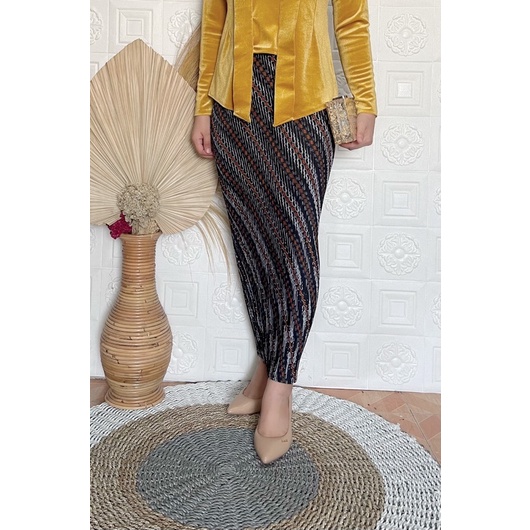 Termurah !! Rok plisket NO WIRU PRODUKSI SENDIRI. ready / rok span / rok plisket / rok batik / rok kondangan-Parang htm pth coklt