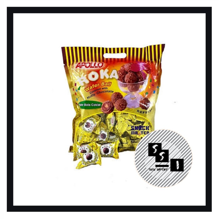 

Apollo roka reffil/ isi ulang biskuit roka / roka wafer ball 480g