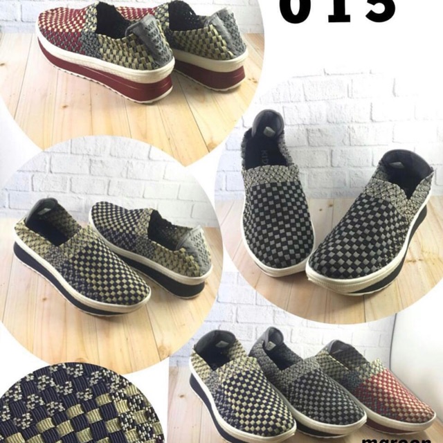 Sepatu rajut kiddo wedges