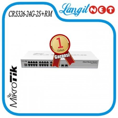 MIKROTIK CRS326-24G-2S+RM CLOUD ROUTER SWITCH