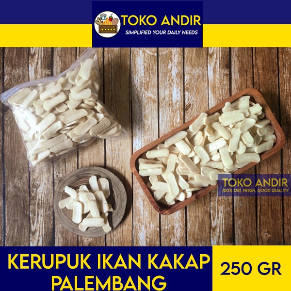 

Kerupuk Ikan Kakap Asli Palembang 250gr