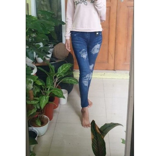 LEGGING JEANS BEAUTIFUL IMPORT Premium