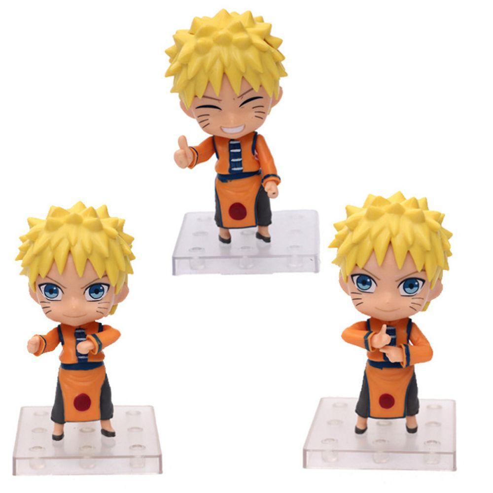 NEEDWAY Naruto Shippuden Model Koleksi Untuk Hadiah 3pcs/set Figure Mainan Model Mainan Uzumaki Naruto