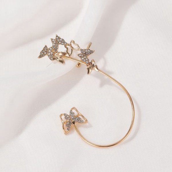 anting 1 sisi kupu kupu wild butterfly earrings(1G4) jan211